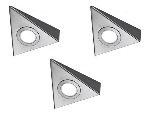 Bermuda HD LED Triangle Light, cool white, pack of 3 & Driver