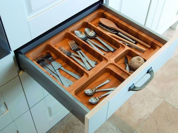 Cutlery Trays - Blum Tandem cutlery insert, 900mm unit, beech - Trade Save Kitchens
