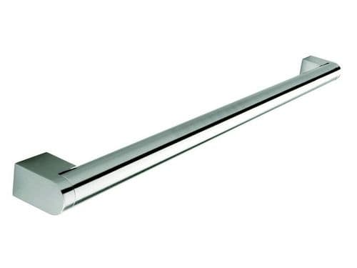 Boss bar handle, 22mm diameter, 237mm long, steel, stainless steel effect - H66