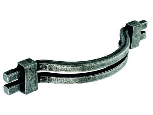 Bow handle, 128mm, pewter - H127