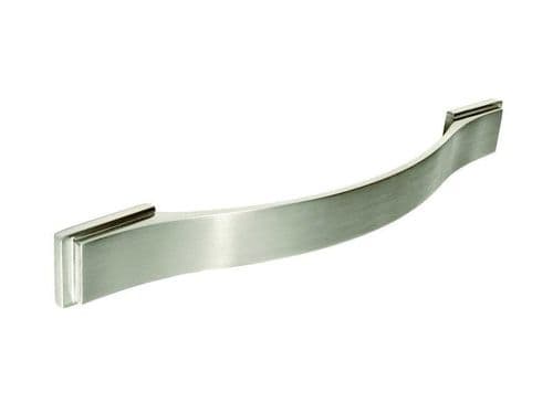 Bridge handle, 160mm, stainless steel effect - H1