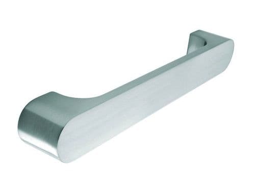 D handle, 160mm, stainless steel effect - H12