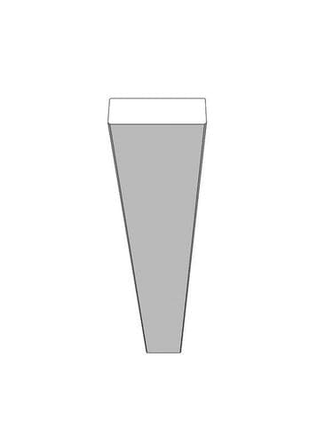 Fitzroy Dove Grey Frame profile 1500x36x18mm