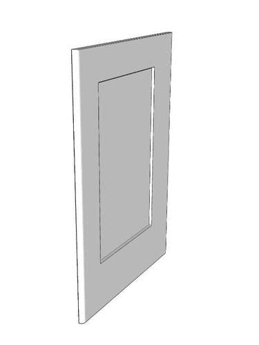 Fitzroy Stone Base framed end panel, 895x605x18mm