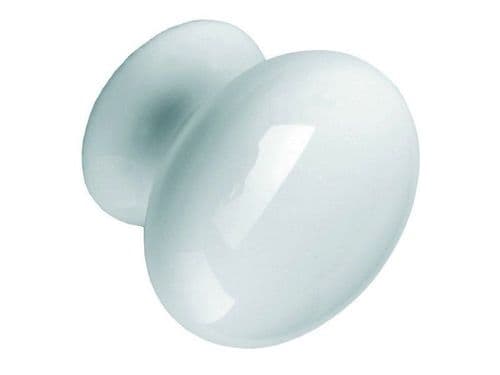 Knob, 39mm, porcelain white - H154