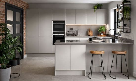 Remo Matt Dove Grey Kitchens