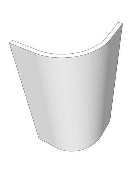 Small curved door for 720x300x300mm cabinet Porter Gloss Cashmere Feature Door