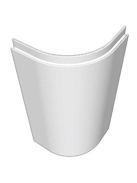 Small curved door for 720x300x300mm cabinet Remo Matt Cashmere Feature Door