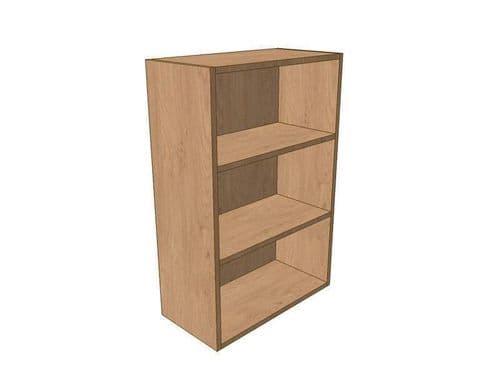 True Handleless Gloss Cashmere 150mm Open Wall Shelf Unit 900mm High