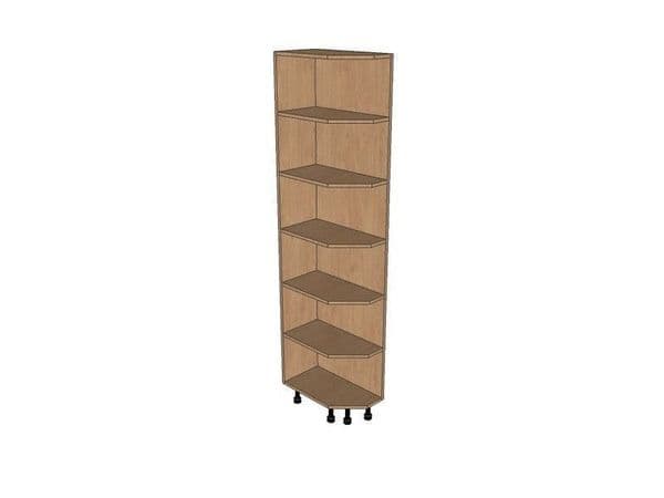 True Handleless Gloss Cashmere 300mm Tall Quad Unit LH 1970mm High