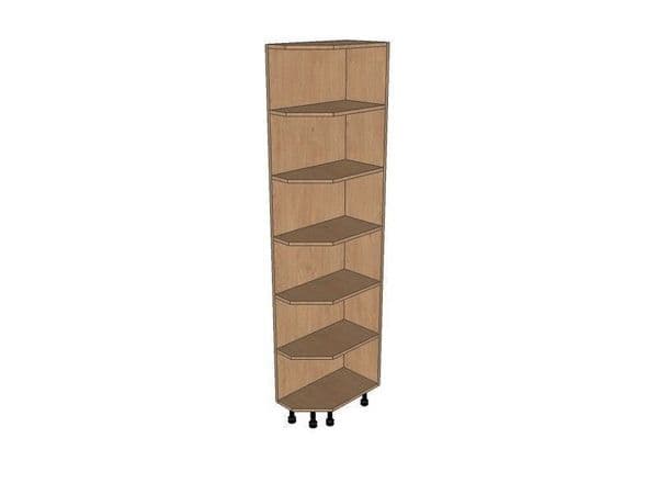 True Handleless Gloss Cashmere 300mm Tall Quad Unit RH 1970mm High