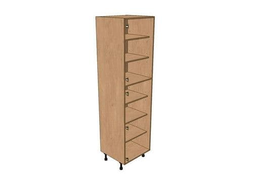 True Handleless Gloss Cashmere 400mm Larder Unit 2150mm High