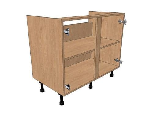 True Handleless Gloss Cashmere 700mm Highline Sink Base Unit