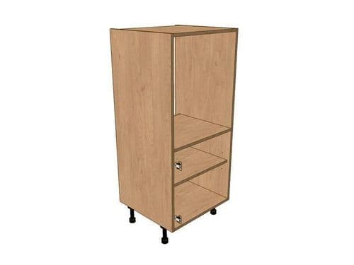 True Handleless Gloss White 600mm Midi Single Oven Housing - Medium Line