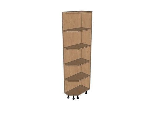 True Handleless Matt Cashmere 300mm Tall Quad Unit RH 1825mm High