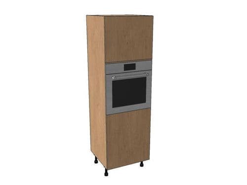 True Handleless Matt Cashmere 600mm Single Oven Housing Unit 1825mm High