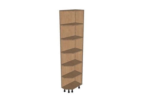 True Handleless Matt Dove Grey 300mm Tall Quad Unit RH 2150mm High
