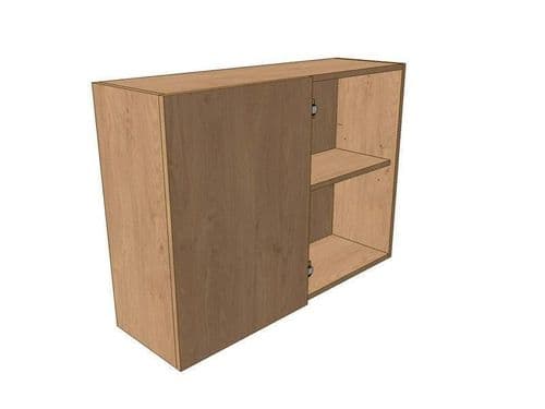 True Handleless Matt Dust Grey 900mm Corner Wall Unit 450mm LH Blank 720mm High