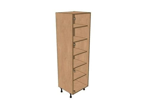 True Handleless Matt White 600mm Broom Unit 1970mm High - Suits 1 Full Height Door