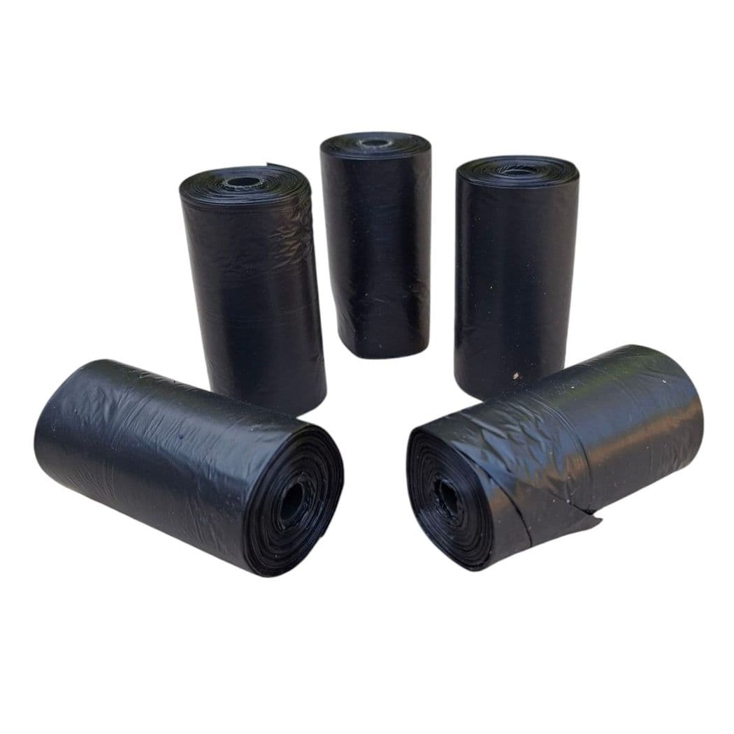 Wheelie Klips® - Box of 5 x rolls Klip 'n' Scoop Poo Bags (20 x bags per roll)