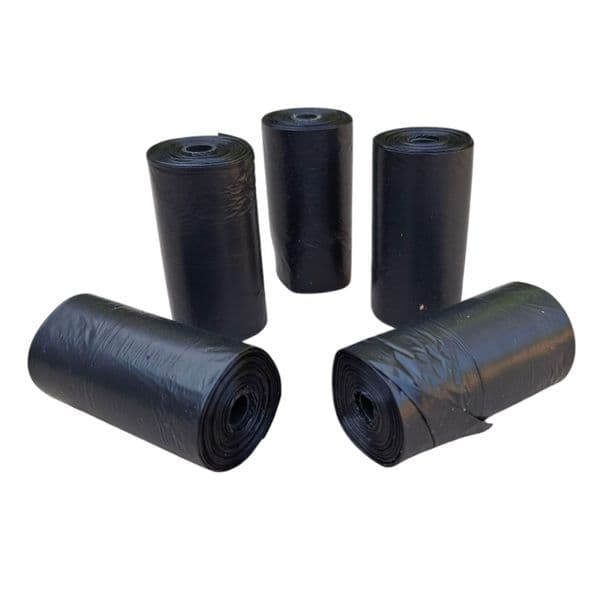 Wheelie Klips® - Box of 5 x rolls Klip 'n' Scoop Poo Bags (20 x bags per roll)