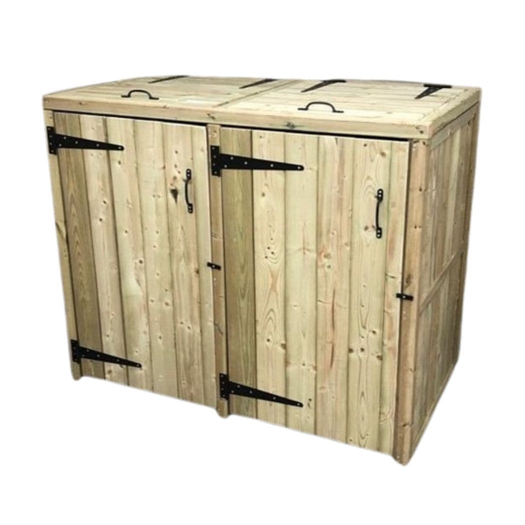 Wheelie Klips® - Deluxe Double Bin Store