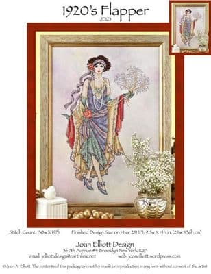 1920's Flapper Lady JE123