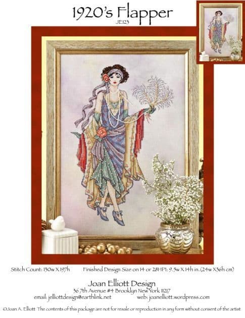 1920's Flapper Lady JE123