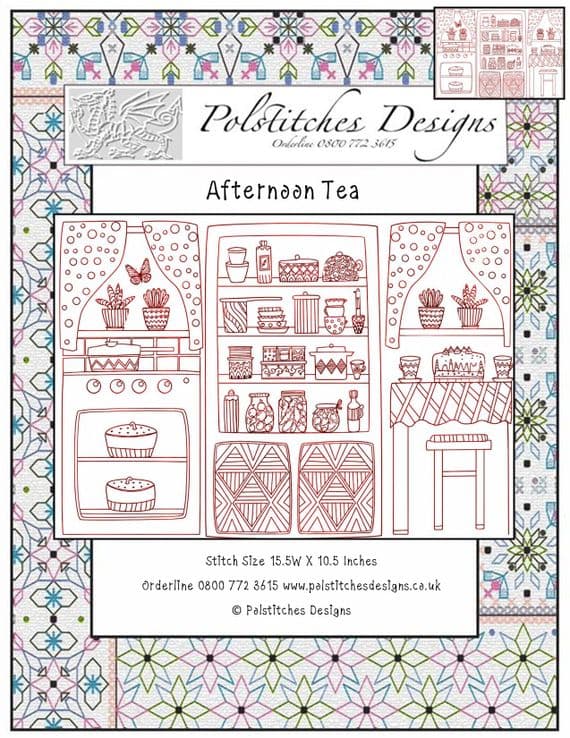 Afternoon Tea  Stitchery.