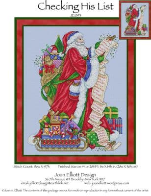 Checking His List  JE093