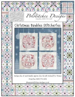 Christmas Baubles - Stitchery 