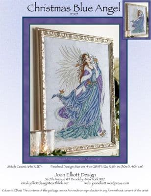 Christmas Blue Angel JE105