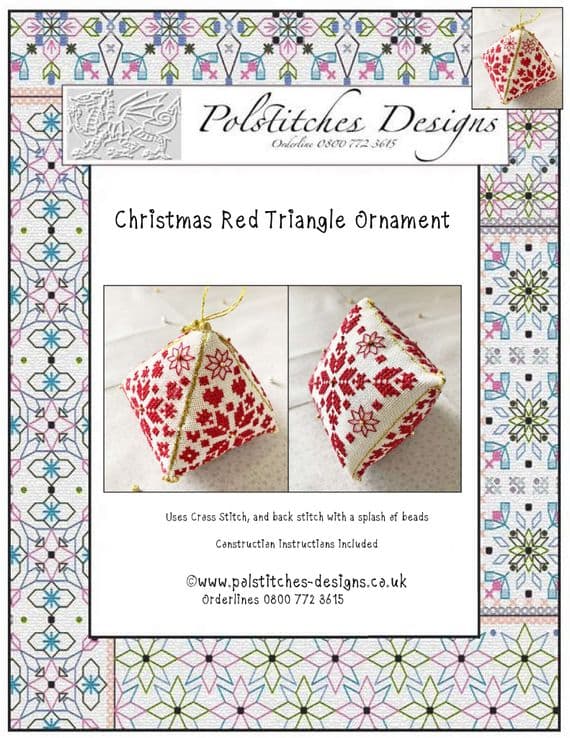Christmas Red Triangle
