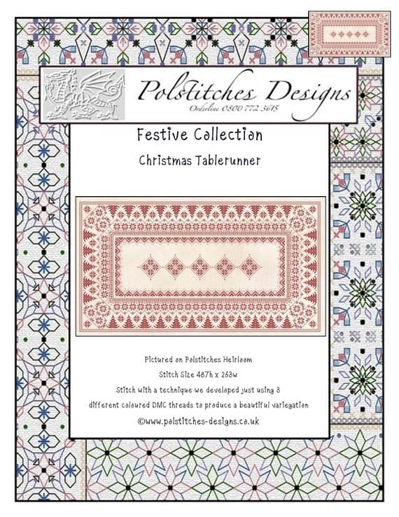 Christmas Table runner - Cross Stitch Chart