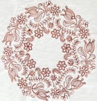 Floral Wreath Stitchery