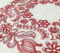 Floral Wreath Stitchery