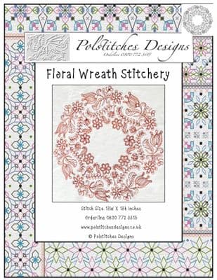 Floral Wreath Stitchery