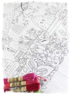 Flower Garden Stitchery.