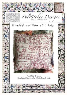 Friendship and Flowers Stitchery