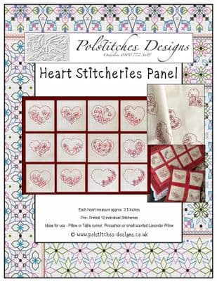 Heart Stitcheries Panel