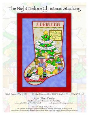 JE351 The Night Before Christmnas Stocking
