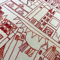 Magical Bookshelf Stitchery