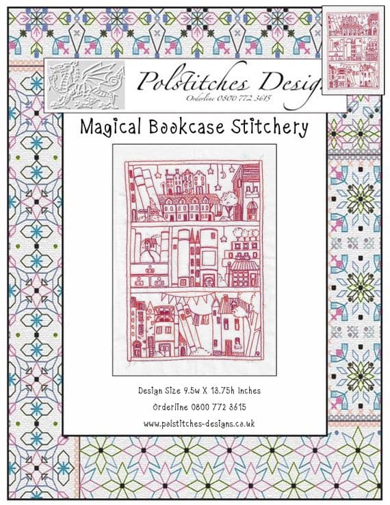Magical Bookshelf Stitchery