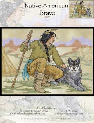 Native American Brave JE031