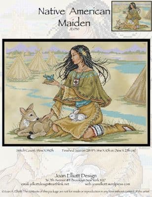 Native American Maiden JE030