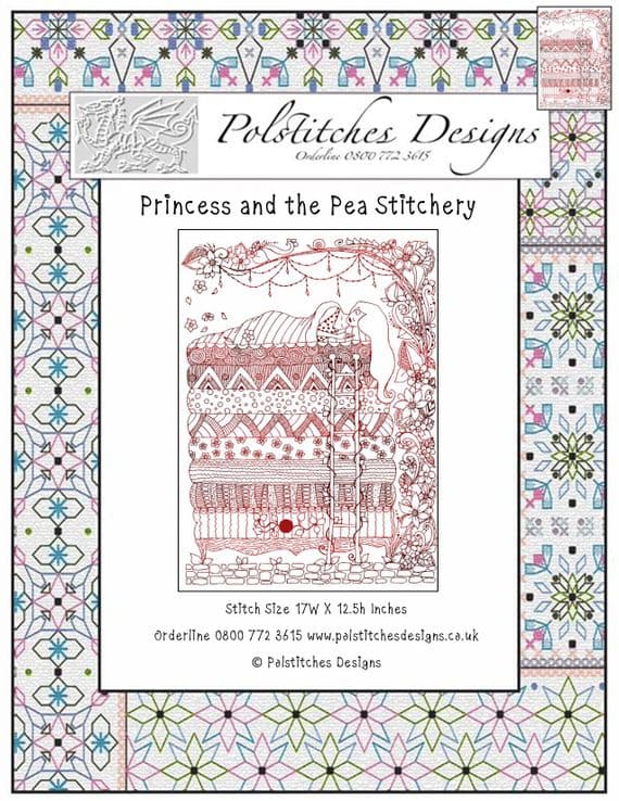 Princess and the Pea Stitchery