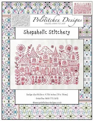 Shopaholic Stitchery with pre-printed fabric