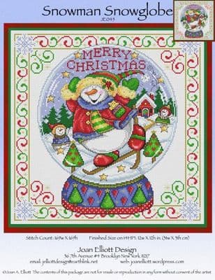 Snowman Snowglobe JE045