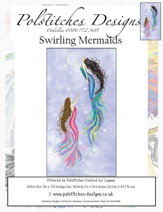 Swirling Mermaids PS134
