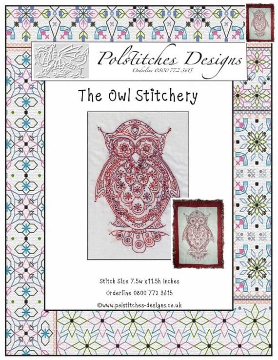 The Owl Stitchery Panel